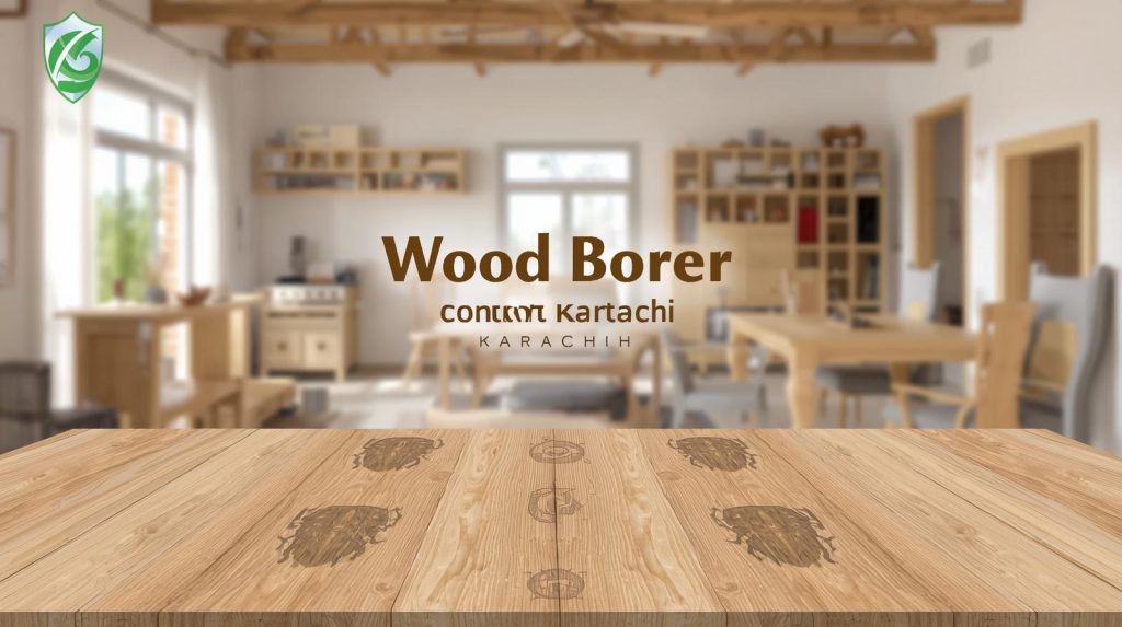 Wood borer treatment in Karachi – Smart Fumigation team at work